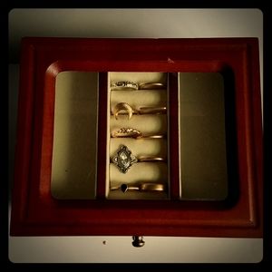 A vintage ring holder